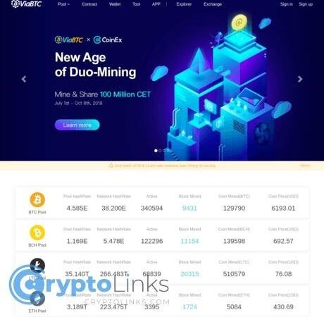 Управление хэшрейтом на ViaBTC